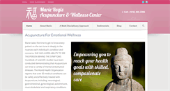 Desktop Screenshot of marieregisacupuncture.com